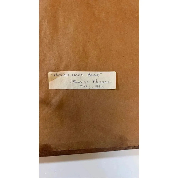 Vintage 1989 Indian Chief Cross Stitch Needlework Leisure Arts 834 13"x16" - Picture 7 of 11